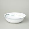 Bowl 23 cm, Thun 1794 Carlsbad porcelain, Opal grass