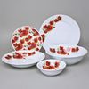 Diding Set with bowls for 6 people, Poppy, Český porcelán a.s.