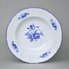 Plate Deep 23 cm, Thun 1794, Carlsbad Porcelain, BERNADOTTE Blue Rose, Blue line