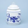 Jar for food storage with a sign 1,10 l, 17 cm, Original Blue Onion Pattern