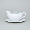 Sauce boat 400 ml + undersaucer, Thun 1794, karlovarský porcelán, OPAL 80136