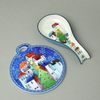 Kitchen shovel 21 x 10 cm + kitchen mat, Christmas village, new bone china EGAN