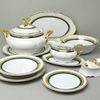 Jídelní sada pro 6 osob, Marie Louise 8800501 zlato + zelená, Thun 1794 a.s.