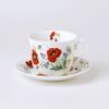 English Meadow: Cup 420 ml and Saucer breakfast, Roy Kirkham, English Fine Bone China