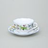 Cup and saucer mirror C/1 plus ZC1 0,20 l / 15,5 cm for tea, COLOURED ONION PATTERN
