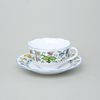 Cup and saucer mirror C/1 plus ZC1 0,20 l / 15,5 cm for tea, COLOURED ONION PATTERN