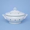 Soup tureen 2,5 l, Verona blue flowers + green, G. Benedikt 1882