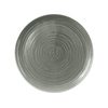 Terra PEARL GREY: Plate club / bowl flat round 31 cm, Seltmann porcelain