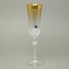 Astra Gold: Champagne flute 180 ml Adagio, 1 pcs. Rio Golden crystal decor