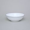 Bowl 16 cm, Angelika black line, Thun 1794 Carlsbad Porcelain