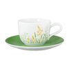 Liberty green grass: Cup coffee 260 ml + saucer 16,5 cm, Seltmann porcelain