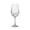 Turbulence 550 ml, red wine glass, 1 pcs., Bohemia Crystalex