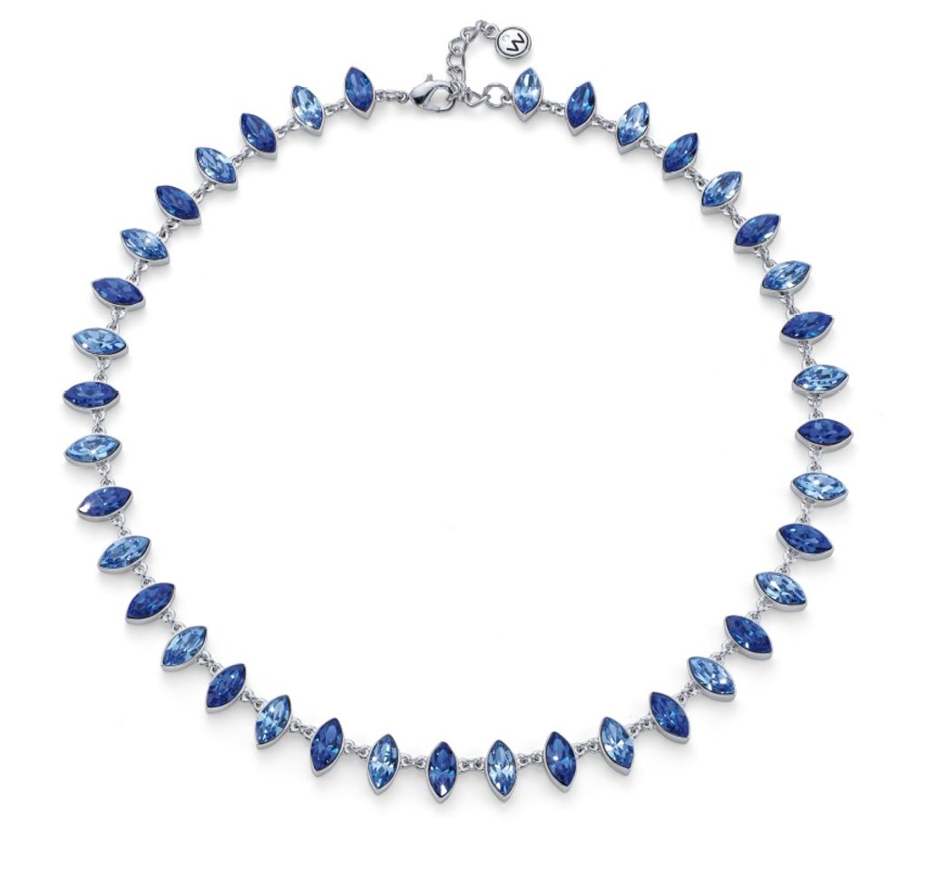 Oliver Weber Necklace Blue Izanami RH Crystal - Oliver Weber