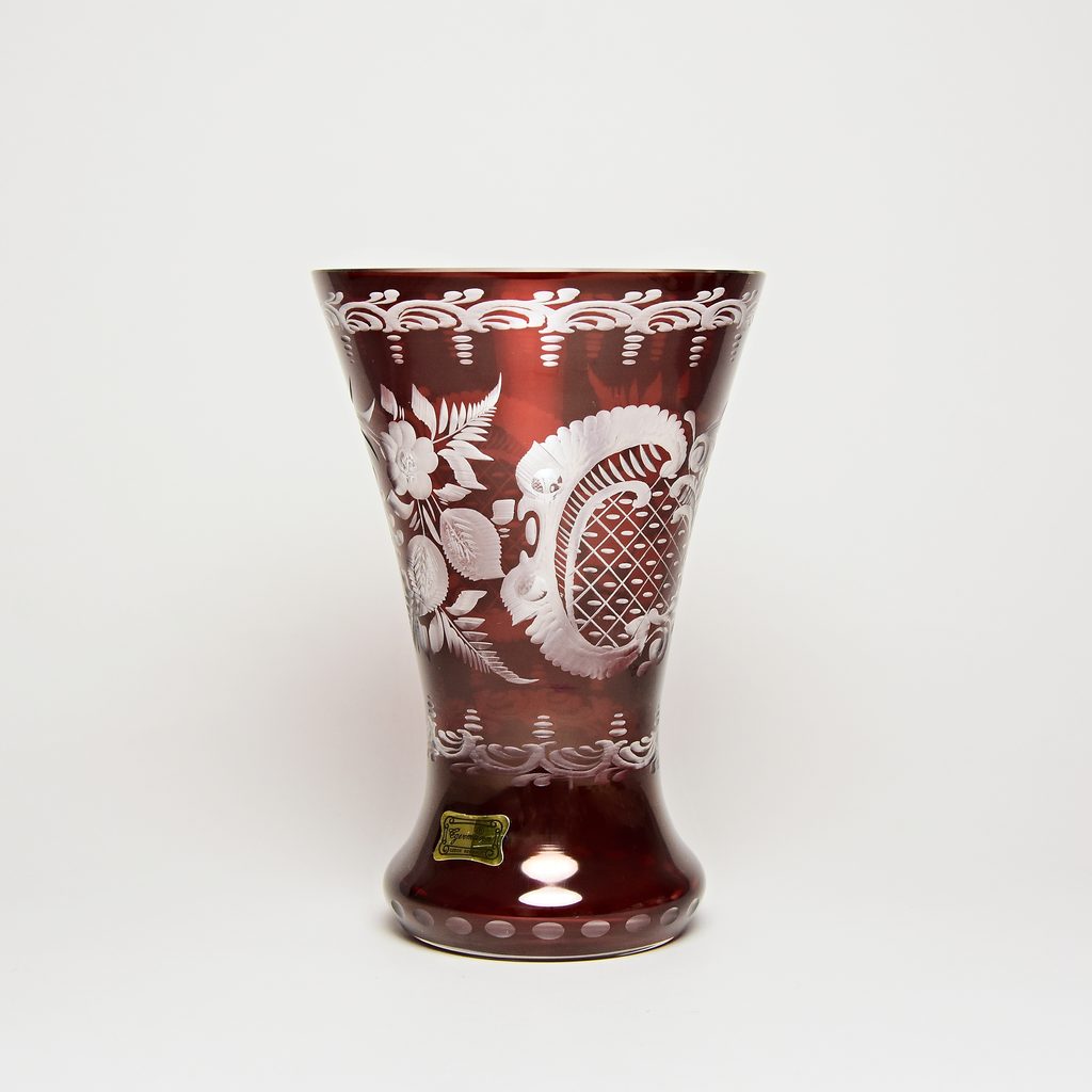 Egermann: Váza červená lazura, 18 cm, ručně zdobená - Egermann - Sklo  Egermann - KŘIŠŤÁL A SKLO, Podle vzoru a výrobců - Dumporcelanu.cz - český  a evropský porcelán, sklo, příbory
