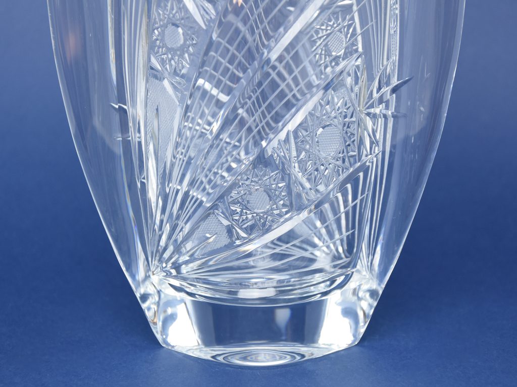 Crystal Hand Cut Vase, Orbit, 305 mm, Crystal BOHEMIA - Crystal Bohemia -  Crystal and glass - by Manufacturers or popular decors - Dumporcelanu.cz -  český a evropský porcelán, sklo, příbory