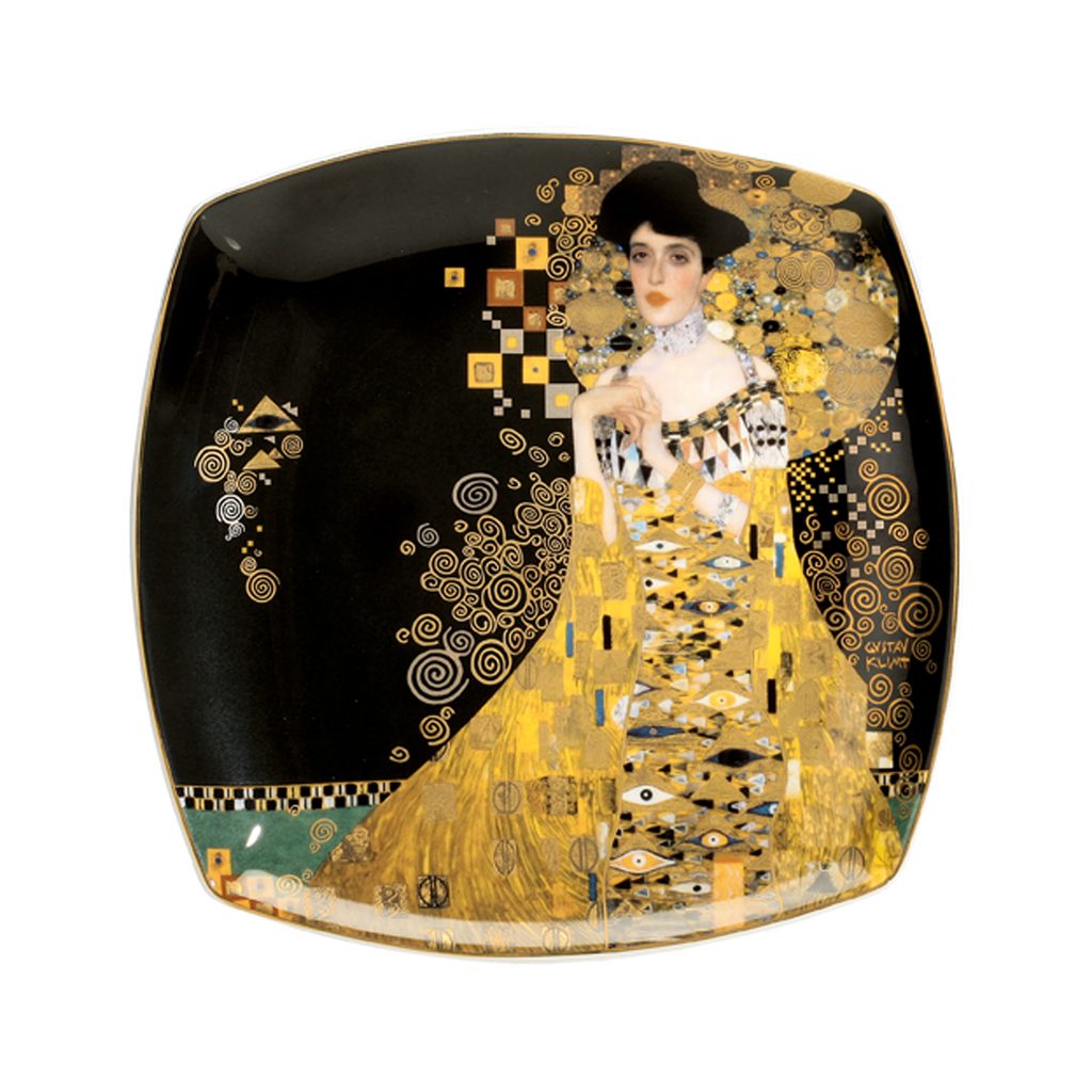 sklo, Adele 21 popular - by porcelán, Dumporcelanu.cz Artis evropský - Goebel Manufacturers G. Gustav Klimt Plate příbory - Bone or cm, 21 decors Orbis, Goebel český - Klimt, Bloch-Bauer, China, dessert x - Goebel a