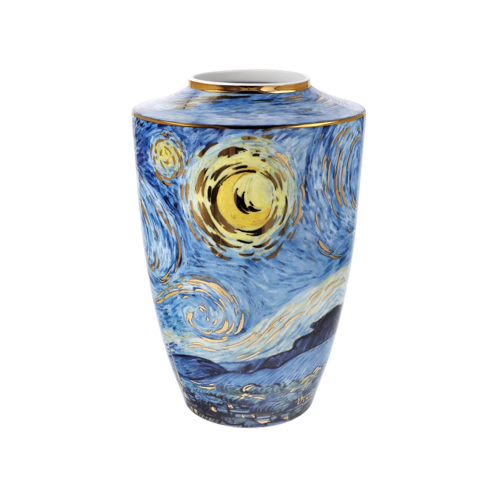 Vase 24 cm, porcelain, Starry Night, V. van Gogh, Goebel Artis Orbis -  Goebel - Vincent Van Gogh - Goebel Artis Orbis, by Manufacturers or popular  decors - Dumporcelanu.cz - český a evropský porcelán, sklo, příbory