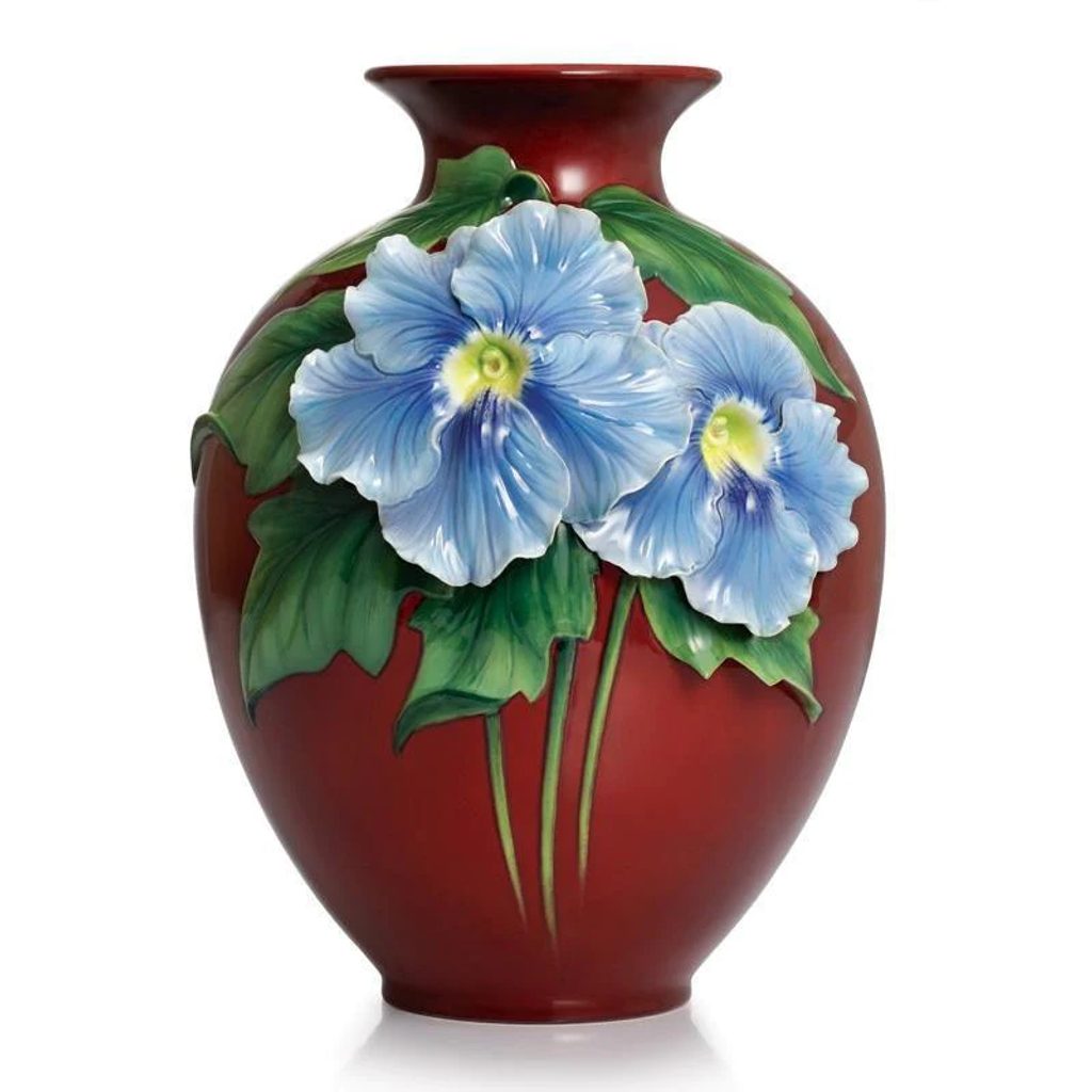 Váza "Collection Artist's Palette Sky Flower " 37 cm, Porcelán FRANZ -  Porcelán FRANZ - Vázy - velké - Porcelán FRANZ, Podle vzoru a výrobců -  Dumporcelanu.cz - český a evropský porcelán, sklo, příbory