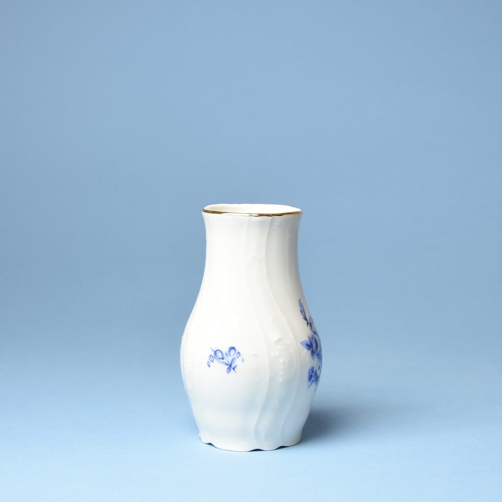 Váza 11,5 cm, Thun 1794, BERNADOTTE modrá růže - Thun 1794 - Bernadotte  modrá růže - Thun 1794, karlovarský porcelán, Podle vzoru a výrobců -  Dumporcelanu.cz - český a evropský porcelán, sklo, příbory