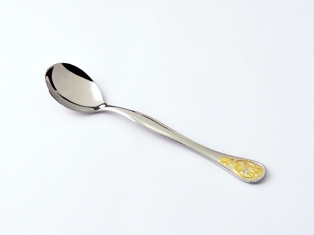 Coffee / Tea Spoon Barque + Gold, 139 mm, Toner Cutlery - Příbory Toner -  Toner cutlery / Flatware - by Manufacturers or popular decors -  Dumporcelanu.cz - český a evropský porcelán, sklo, příbory