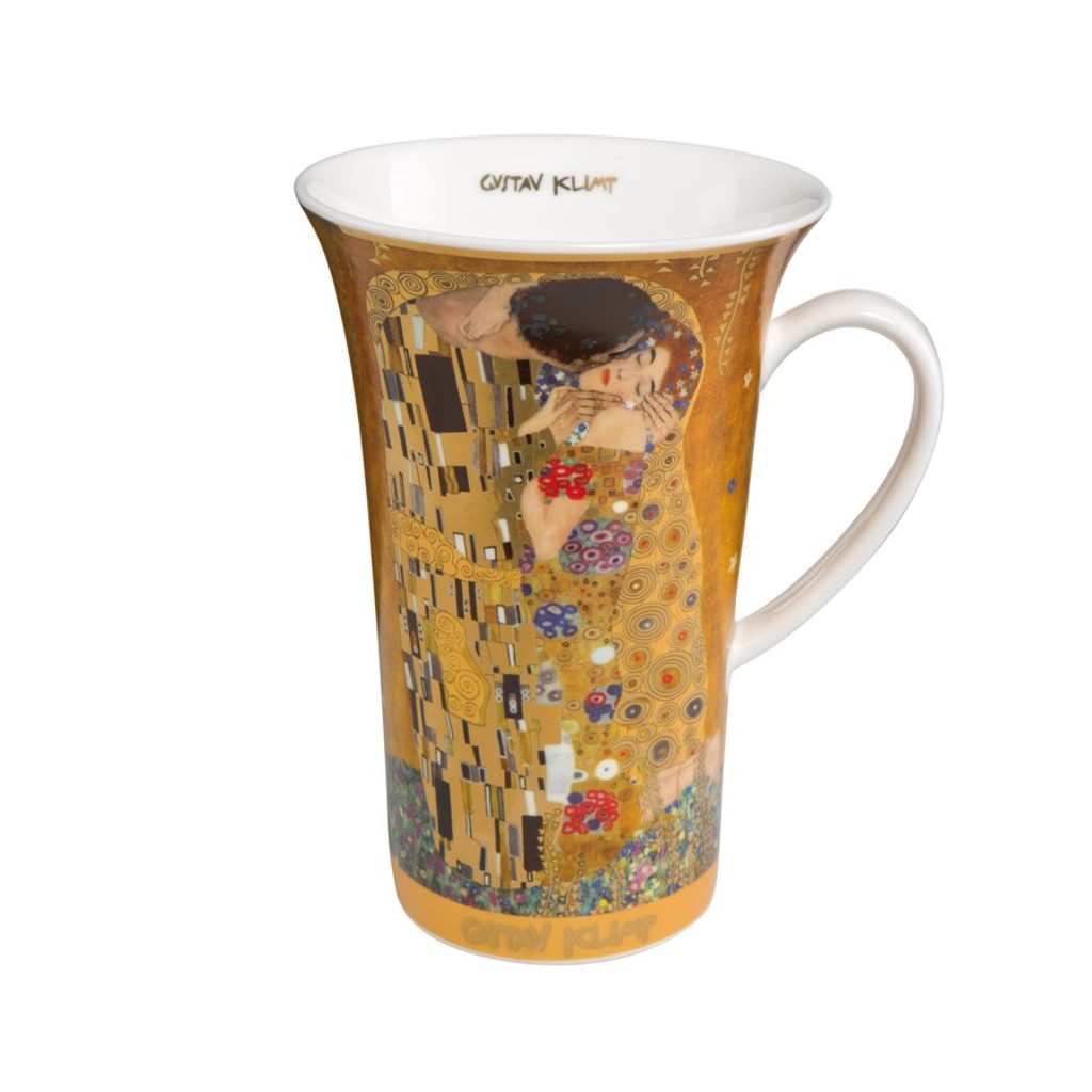 Mug 15 cm / 0,5 l, Porcelain, The Kiss, G. Klimt, Goebel - Goebel - Gustav  Klimt - Goebel Artis Orbis, by Manufacturers or popular decors -  Dumporcelanu.cz - český a evropský porcelán, sklo, příbory