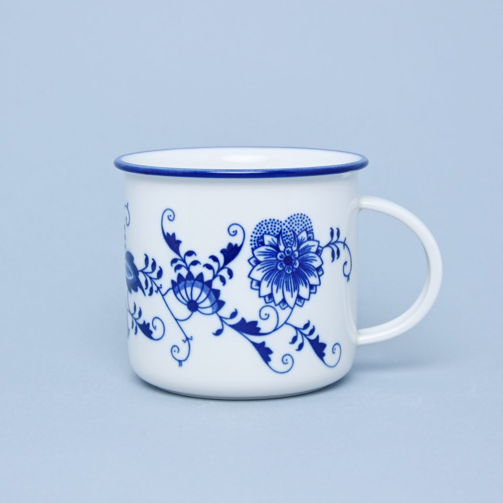 Mug Tina 0,38 l, Original Blue Onion Pattern - Cibulák (Blue Onion pattern)  - Mugs - Original Blue Onion Pattern, by Manufacturers or popular decors -  Dumporcelanu.cz - český a evropský porcelán, sklo, příbory