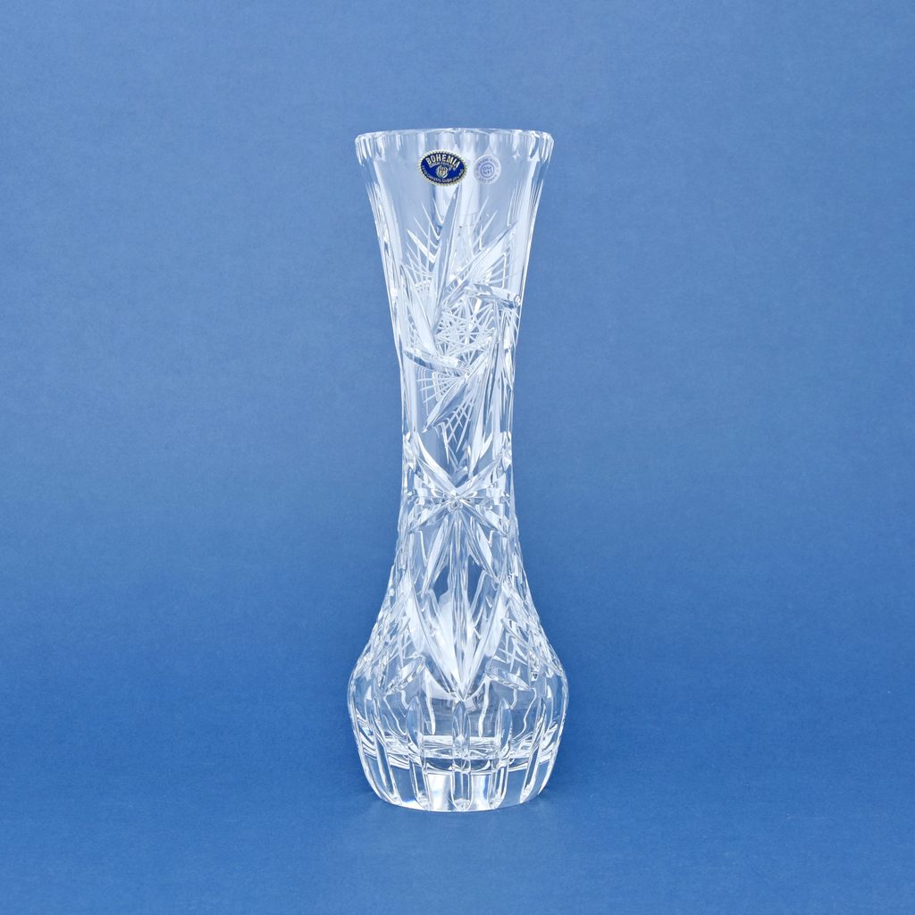 Křišťálová váza broušená, 280 mm, Crystal BOHEMIA - Crystal Bohemia -  KŘIŠŤÁL A SKLO - Podle vzoru a výrobců - Dumporcelanu.cz - český a evropský  porcelán, sklo, příbory