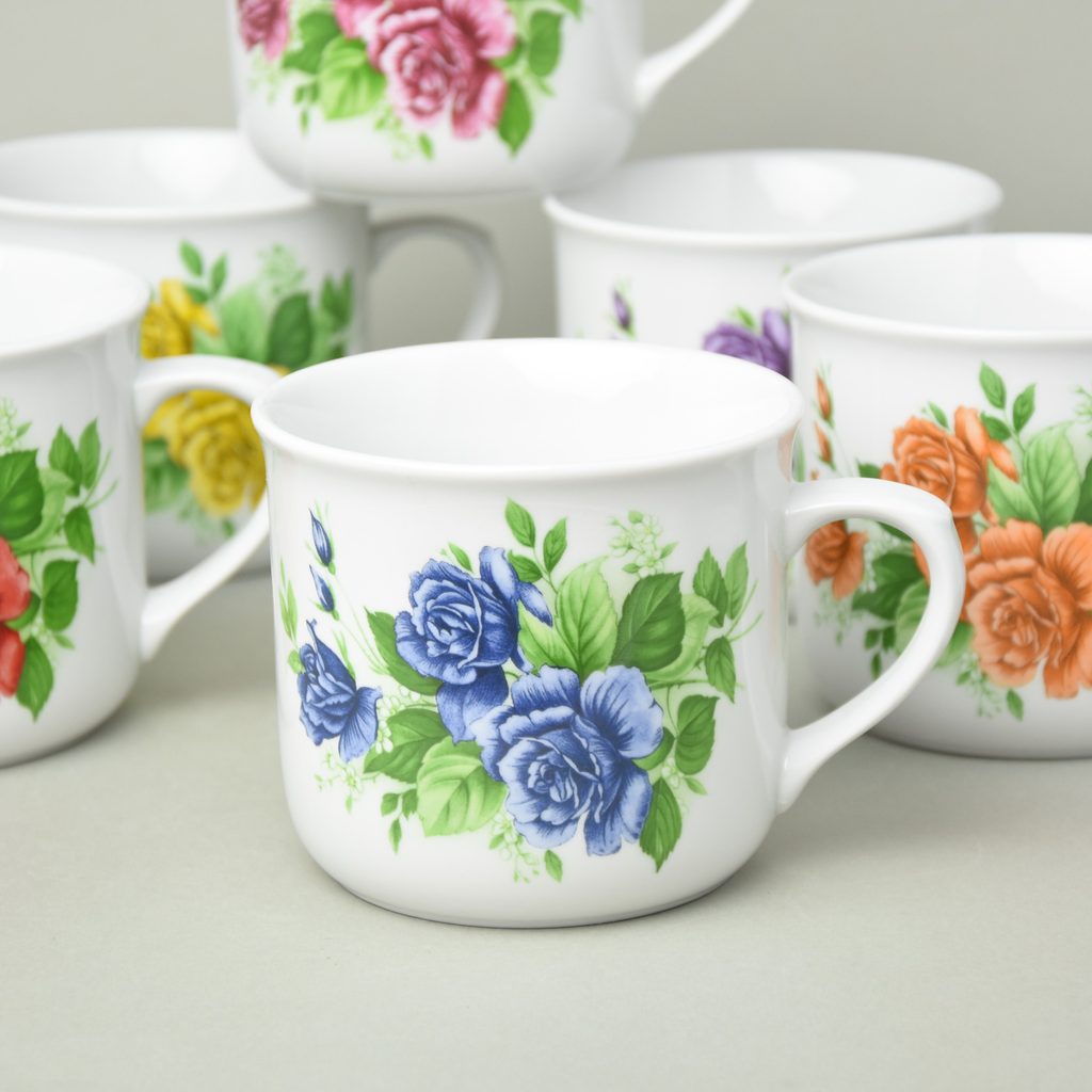 Mug Warmer 0,65 l, Roses, 6 pcs. set, Cesky porcelan a.s. - Český