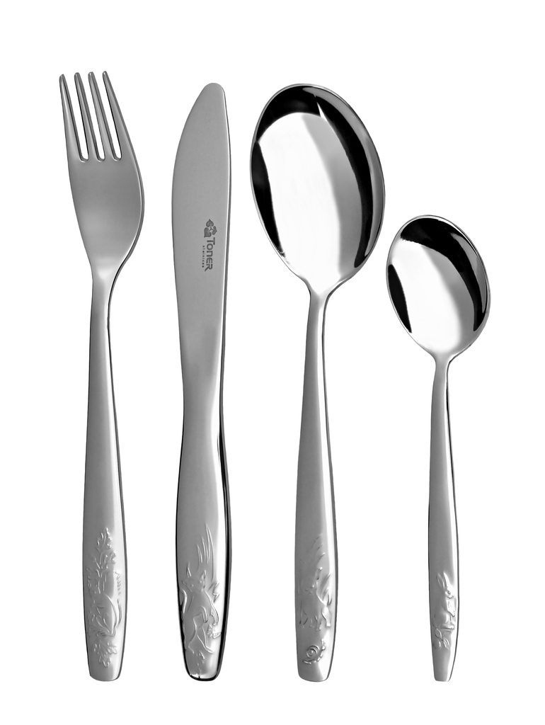 Cutlery baby set 4 pieces, Baby, Toner cutlery - Příbory Toner - Toner  cutlery / Flatware - by Manufacturers or popular decors - Dumporcelanu.cz -  český a evropský porcelán, sklo, příbory