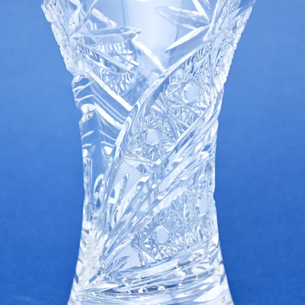 Křišťálová váza broušená, 180 mm, Crystal BOHEMIA - Crystal Bohemia -  KŘIŠŤÁL A SKLO - Podle vzoru a výrobců - Dumporcelanu.cz - český a evropský  porcelán, sklo, příbory