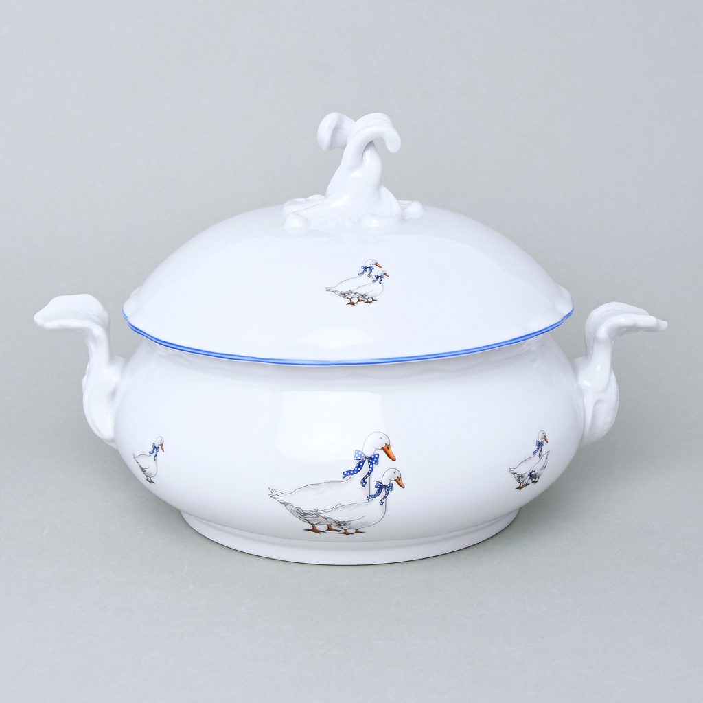 Soup tureen 2 l, Český porcelán a.s., Goose Český porcelán a.s., Dubí