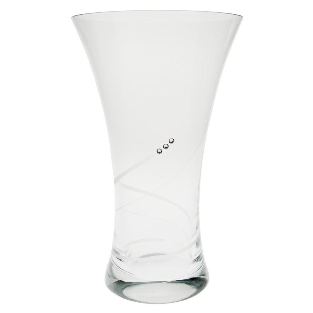Crystal Vase 25 cm (5211), Decorated with Swarovski Crystals - Crystal and  glass - by Manufacturers or popular decors - Dumporcelanu.cz - český a  evropský porcelán, sklo, příbory