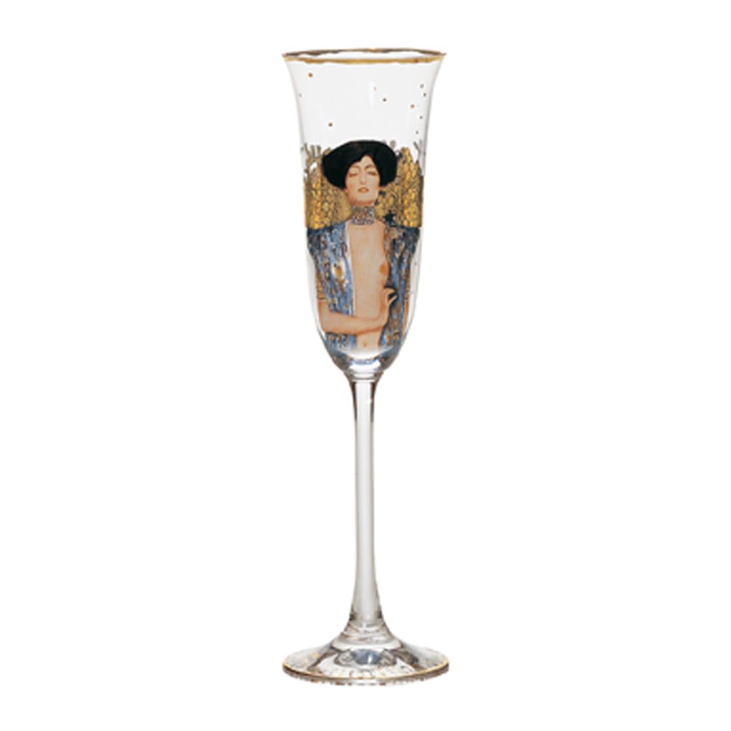 Champagne Glass 24 cm / 0,1 l, Judith I, G. Klimt, Goebel - Goebel - Gustav  Klimt - Goebel Artis Orbis, by Manufacturers or popular decors -  Dumporcelanu.cz - český a evropský porcelán, sklo, příbory
