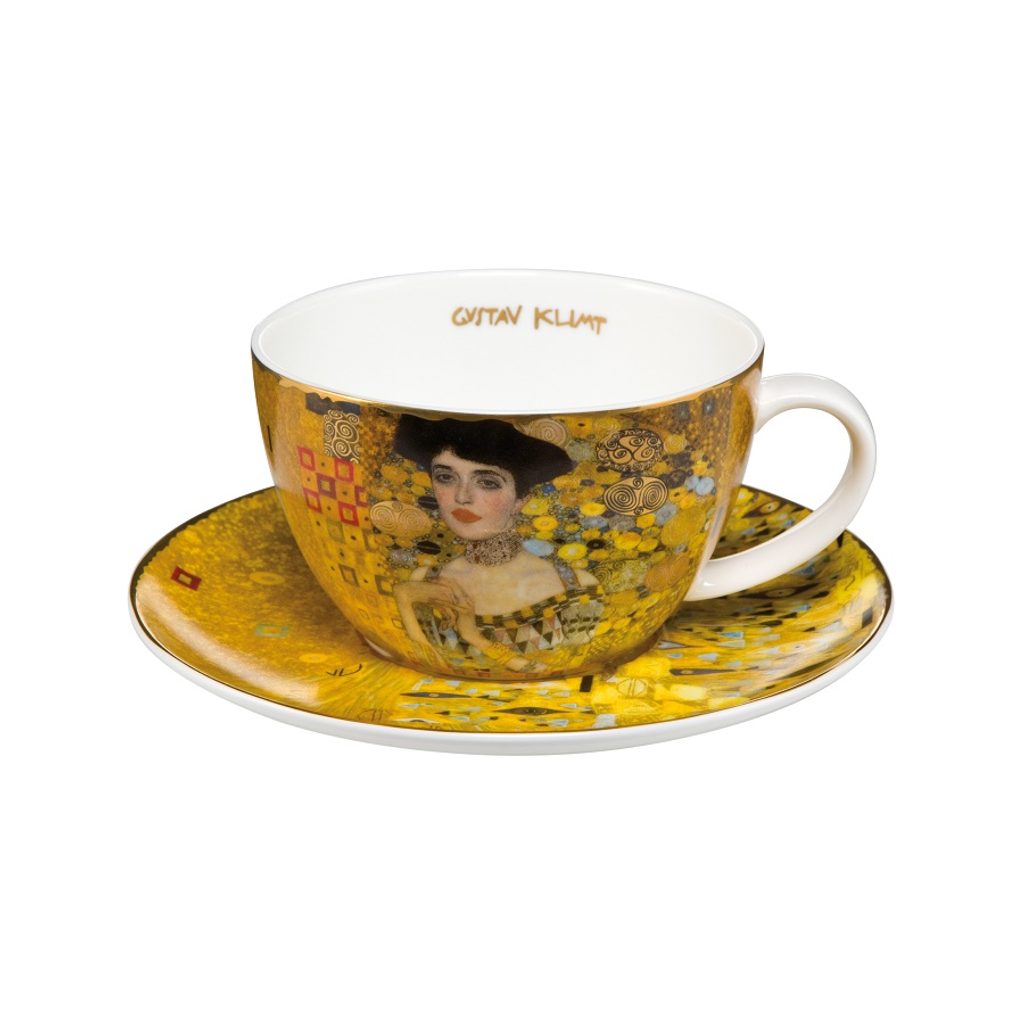 15 Klimt, Manufacturers popular - - cm, Adele Orbis, Klimt and G. bone Goebel - by - Goebel fine Bloch Cup 0,25 Goebel l or decors / saucer Artis china, Bauer, Gustav