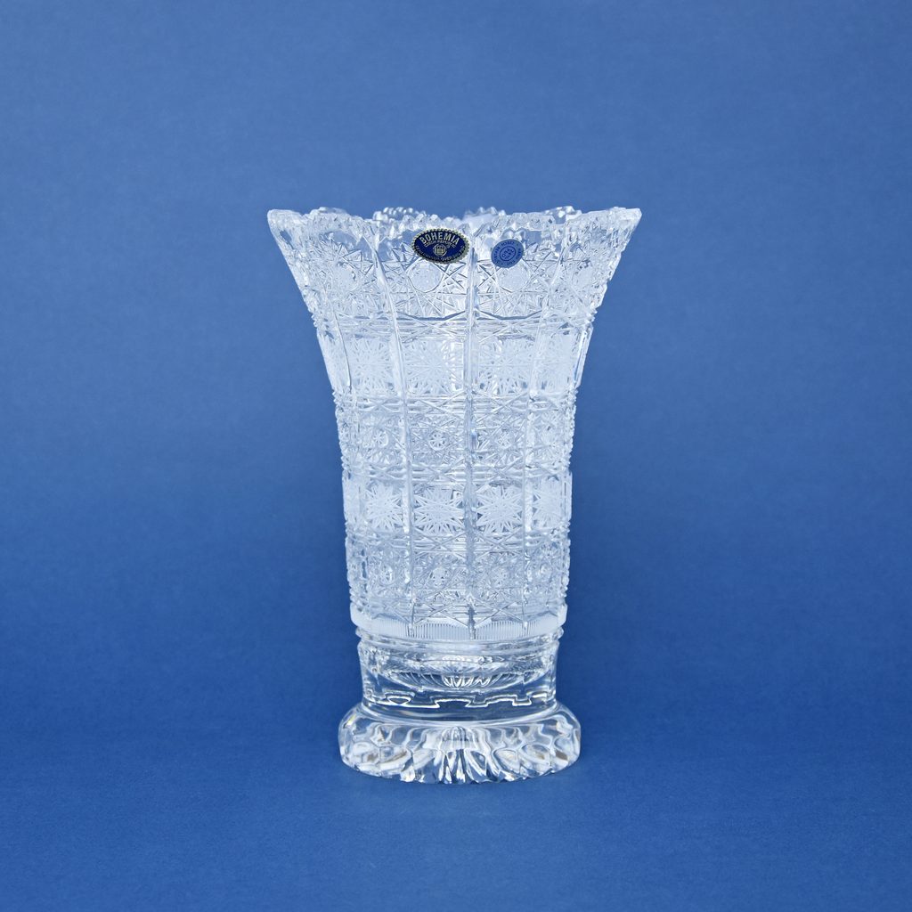 Křišťálová váza broušená, 205 mm, Crystal BOHEMIA - Crystal Bohemia -  KŘIŠŤÁL A SKLO - Podle vzoru a výrobců - Dumporcelanu.cz - český a evropský  porcelán, sklo, příbory