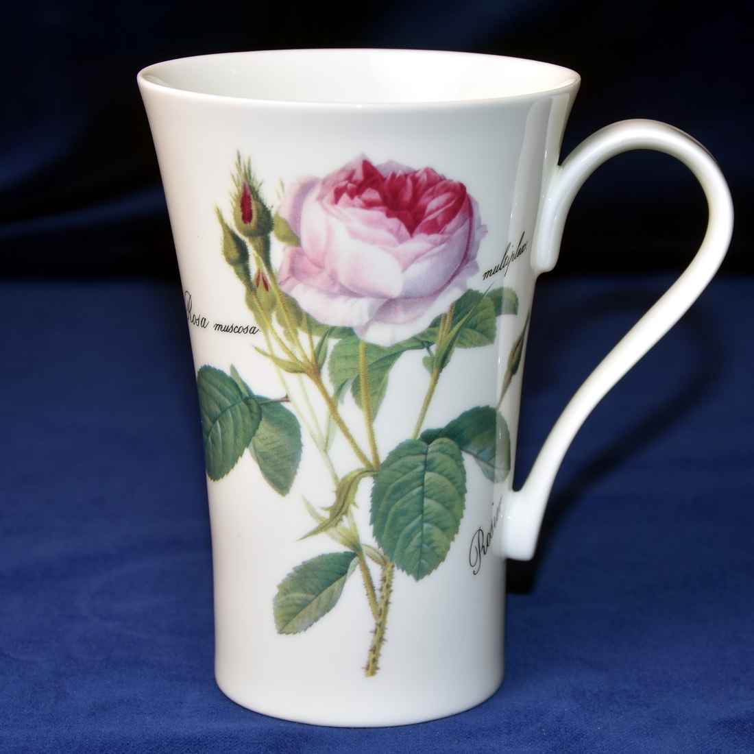 Redoute Rose Mug 0,6 l Latte, Roy Kirkham fine bone china Anglický