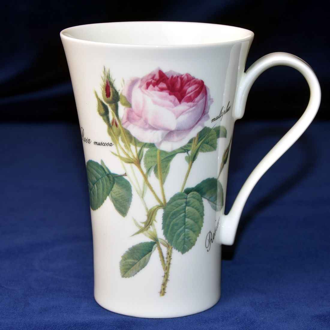 Redoute Rose Mug 0,6 l Latte, Roy Kirkham fine bone china Anglický