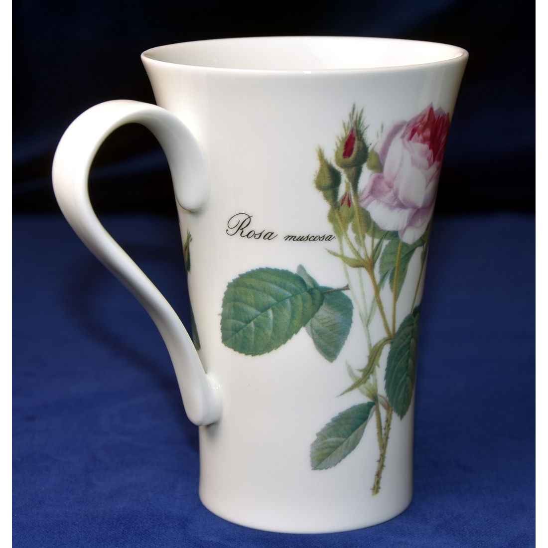 Redoute Rose Mug 0,6 l Latte, Roy Kirkham fine bone china Anglický