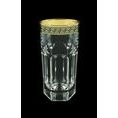 Astra Gold: Long drink glass 370 ml, crystal, Antique Golden Black decor