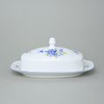 Butter dish 250 g, Thun 1794 Carlsbad porcelain, BERNADOTTE Forget-me-not-flower
