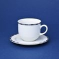 Cup 230 ml and saucer 15,5 cm, Thun 1794 Carlsbad porcelain, OPAL 84032