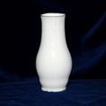 Vase 19 cm, Thun 1794 Carlsbad porcelain, Bernadotte Frost, Platinum line