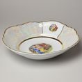 The Three Graces: Bowl deep 25 cm, Thun 1794 Carlsbad porcelain, Bernadotte