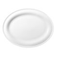 Platter oval 31 x 24 cm, Beat white, Seltmann Porcelain