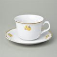 Cup 290 ml and saucer 175 mm, Natalie Rose, Thun 1794 Carlsbad porcelain