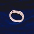 Kroužek na ubrousky 6,4 cm, Lenka 527, Růžový porcelán z Chodova