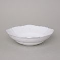 Bowl compot 23 cm, Thun 1794, Carlsbad porcelain, BERNADOTTE frost, Platinum line