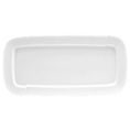 Platter square 35 cm, Achat UNI white, Tettau Porcelain
