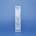 Křišťálová váza válec broušená úzká, 255 mm, Crystal BOHEMIA
