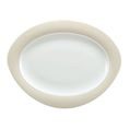 Platter oval 35 cm, Trio 23600 Vanilla, Seltmann Porcelain